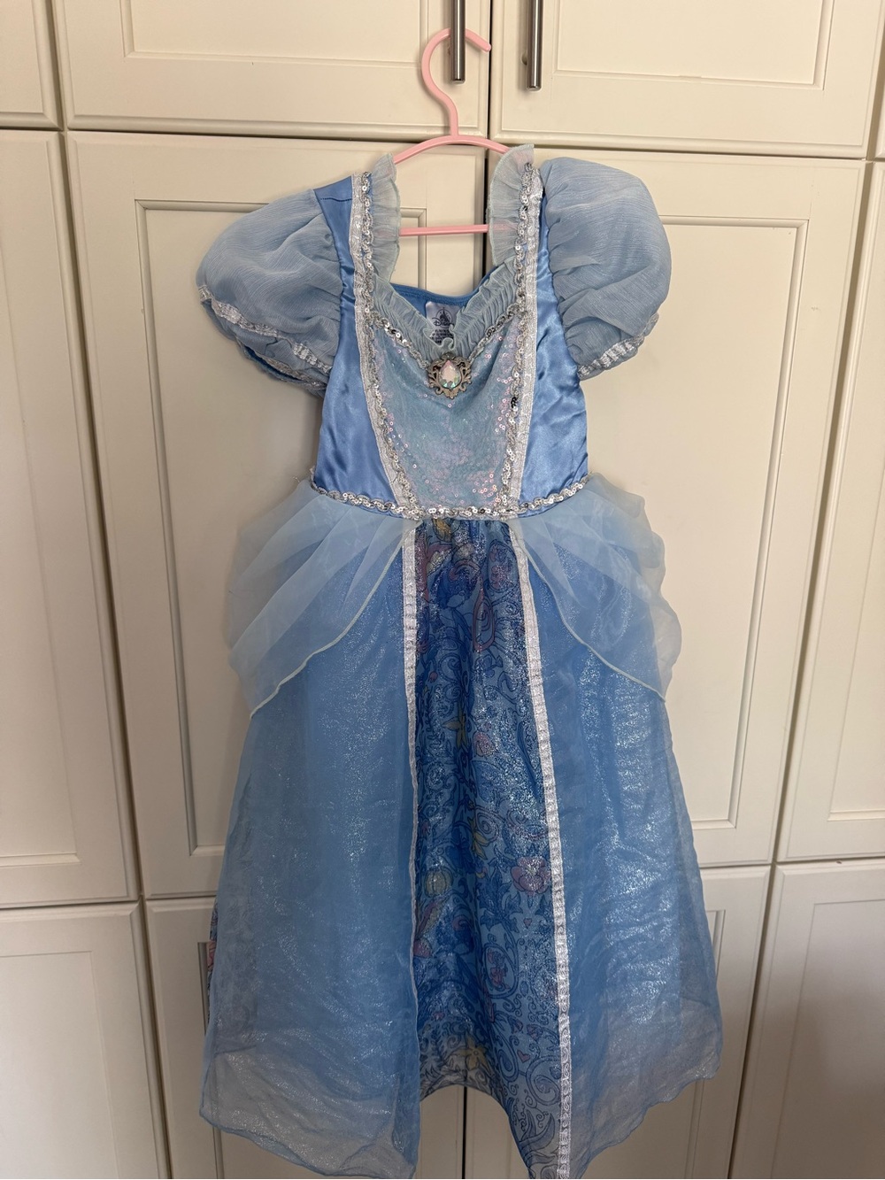 Classic Light Blue Cinderella Princess Costume for Kids